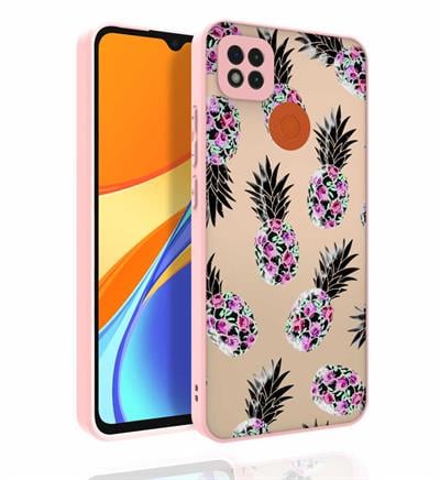 Xiaomi Redmi 9C Uyumlu Kılıf Desenli Kamera Korumalı Parlak Zore Nora Kapak