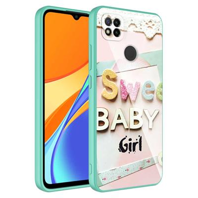 Xiaomi Redmi 9C Uyumlu Kılıf Kamera Korumalı Desenli Sert Silikon Zore Epoksi Kapak