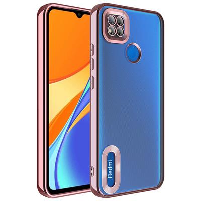 Xiaomi Redmi 9C Uyumlu Kılıf Kamera Korumalı Logo Gösteren Zore Omega Kapak