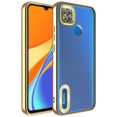 Xiaomi Redmi 9C Uyumlu Kılıf Kamera Korumalı Logo Gösteren Zore Omega Kapak
