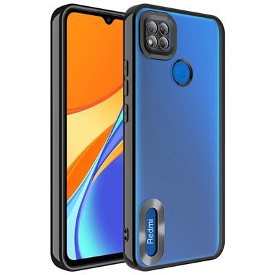 Xiaomi Redmi 9C Uyumlu Kılıf Kamera Korumalı Logo Gösteren Zore Omega Kapak