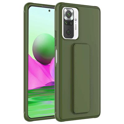 Xiaomi Redmi Note 10 Pro Uyumlu Kılıf Zore Qstand Kapak
