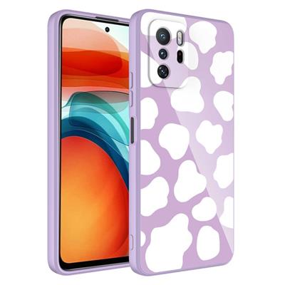 Xiaomi Redmi Note 10 Pro Uyumlu Kılıf Kamera Korumalı Desenli Sert Silikon Zore Epoksi Kapak