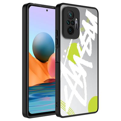 Xiaomi Redmi Note 10 Pro Uyumlu Kılıf Aynalı Desenli Kamera Korumalı Parlak Zore Mirror Kapak