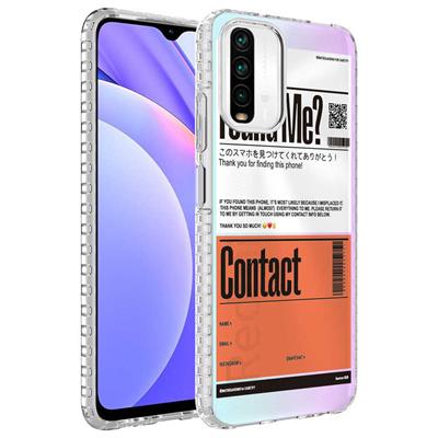 Xiaomi Redmi Note 10 Uyumlu Kılıf Airbag Kenarlı Renkli Desenli Silikon Zore Elegans Kapak