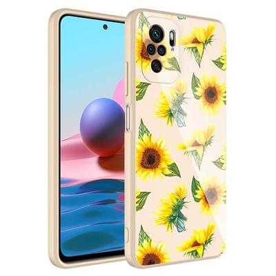 Xiaomi Redmi Note 10 Uyumlu Kılıf Kamera Korumalı Desenli Sert Silikon Zore Epoksi Kapak