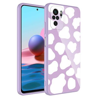Xiaomi Redmi Note 10S Uyumlu Kılıf Kamera Korumalı Desenli Sert Silikon Zore Epoksi Kapak