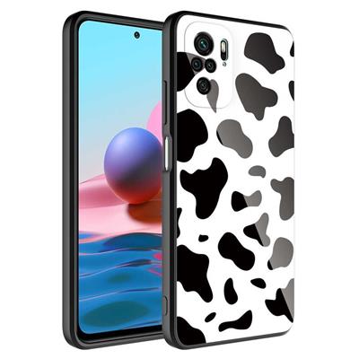 Xiaomi Redmi Note 10S Uyumlu Kılıf Kamera Korumalı Desenli Sert Silikon Zore Epoksi Kapak