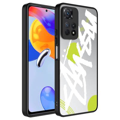 Xiaomi Redmi Note 11 Pro 5G Uyumlu Kılıf Aynalı Desenli Kamera Korumalı Parlak Zore Mirror Kapak