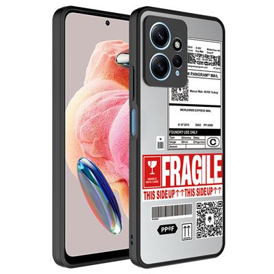 Xiaomi Redmi Note 12 4G Uyumlu Kılıf Aynalı Desenli Kamera Korumalı Parlak Zore Mirror Kapak