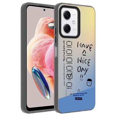 Xiaomi Redmi Note 12 4G Uyumlu Kılıf Desenli Zore Dragon Sert Kapak