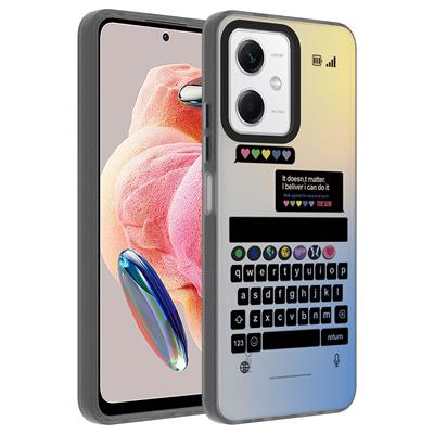 Xiaomi Redmi Note 12 4G Uyumlu Kılıf Desenli Zore Dragon Sert Kapak