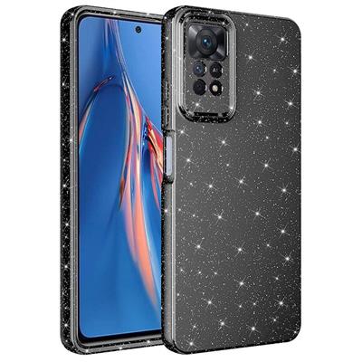 Xiaomi Redmi Note 12 Pro 4G Uyumlu Kılıf Kamera Korumalı Simli Lüks Zore Koton Kapak