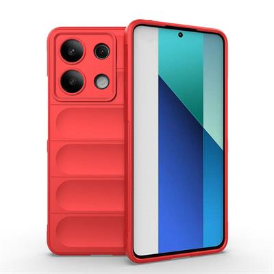 Xiaomi Redmi Note 13 4G Uyumlu Kılıf Esnek TPU Oyuklu Arka Yüzey Tasarımlı Zore Etnik Silikon Kapak