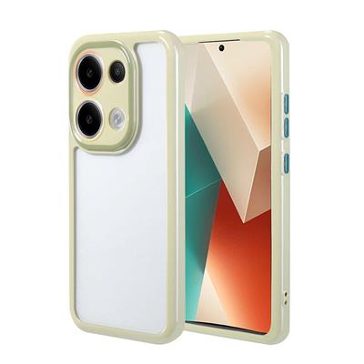 Xiaomi Redmi Note 13 4G Uyumlu Kılıf Kamera Korumalı Renkli Kenar ve Çerçeve Tasarımlı Zore Vitamin Kapak