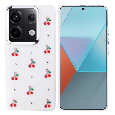 Xiaomi Redmi Note 13 Pro 4G Uyumlu Kılıf Airbag Tasarımlı Simli Şeffaf Zore Kutup Kapak