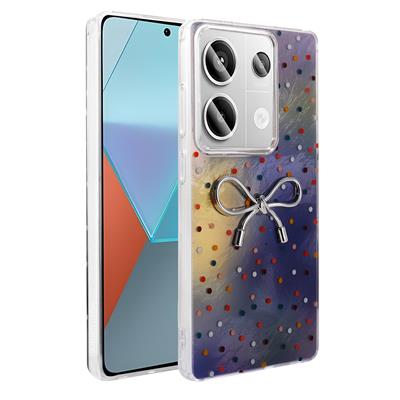 Xiaomi Redmi Note 13 Pro 4G Uyumlu Kılıf Kamera Korumalı Figürlü Zore Ponti Silikon Kapak