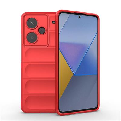 Xiaomi Redmi Note 13 Pro Plus 5G Uyumlu Kılıf Esnek TPU Oyuklu Arka Yüzey Tasarımlı Zore Etnik Silikon Kapak