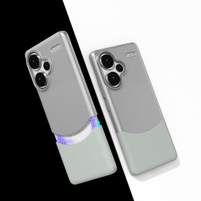 Xiaomi Redmi Note 13 Pro Plus 5G Uyumlu Kılıf Mıknatıslı Zore Duble Kapak