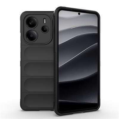 Xiaomi Redmi Note 14 4G Uyumlu Kılıf Esnek TPU Oyuklu Arka Yüzey Tasarımlı Zore Etnik Silikon Kapak