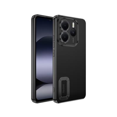 Xiaomi Redmi Note 14 5G Uyumlu Kılıf Kamera Korumalı Logo Gösteren Zore Omega Kapak