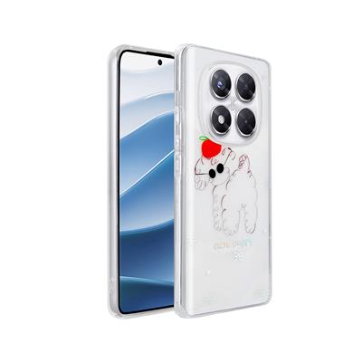 Xiaomi Redmi Note 14 Pro 4G Uyumlu Kılıf Şeffaf Figürlü Zore Folk Sert Kapak