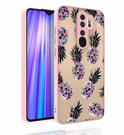 Xiaomi Redmi Note 8 Pro Uyumlu Kılıf Desenli Kamera Korumalı Parlak Zore Nora Kapak