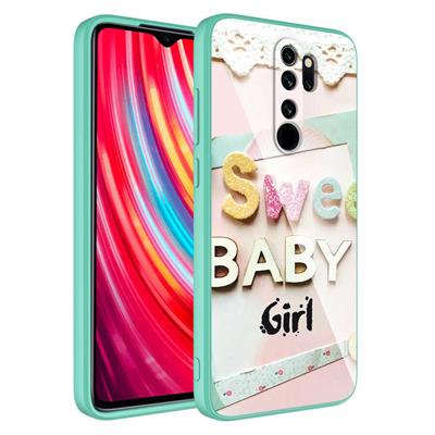 Xiaomi Redmi Note 8 Pro Uyumlu Kılıf Kamera Korumalı Desenli Sert Silikon Zore Epoksi Kapak