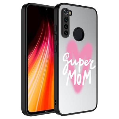 Xiaomi Redmi Note 8 Uyumlu Kılıf Aynalı Desenli Kamera Korumalı Parlak Zore Mirror Kapak