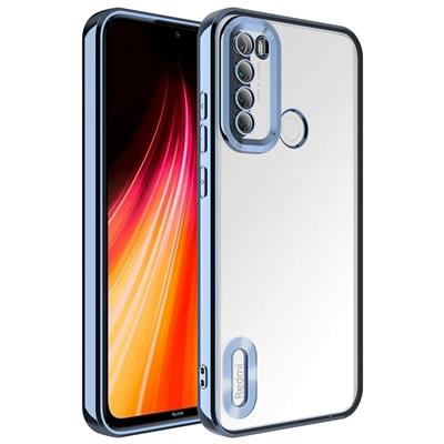 Xiaomi Redmi Note 8 Uyumlu Kılıf Kamera Korumalı Logo Gösteren Zore Omega Kapak