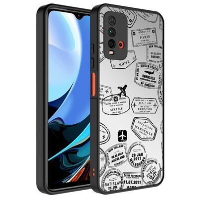Xiaomi Redmi Note 9 4G Uyumlu Kılıf Aynalı Desenli Kamera Korumalı Parlak Zore Mirror Kapak