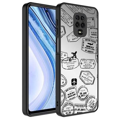 Xiaomi Redmi Note 9 Pro Uyumlu Kılıf Aynalı Desenli Kamera Korumalı Parlak Zore Mirror Kapak