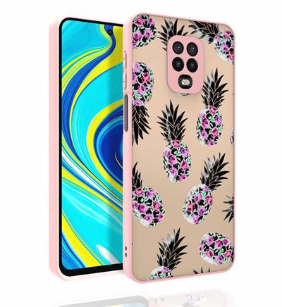 Xiaomi Redmi Note 9 Pro Uyumlu Kılıf Desenli Kamera Korumalı Parlak Zore Nora Kapak