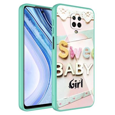 Xiaomi Redmi Note 9 Pro Uyumlu Kılıf Kamera Korumalı Desenli Sert Silikon Zore Epoksi Kapak