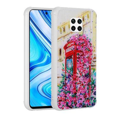 Xiaomi Redmi Note 9S Uyumlu Kılıf Simli Desenli Kamera Korumalı Parlak Zore Popy Kapak