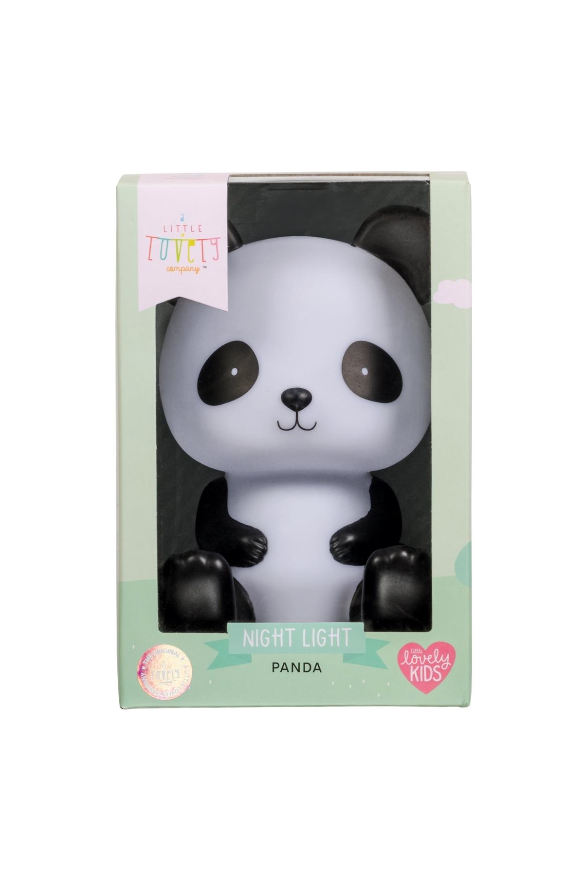 A Lıttle Lovely Company ORTA BOY PANDA GECE LAMBASI ÇokRenkli