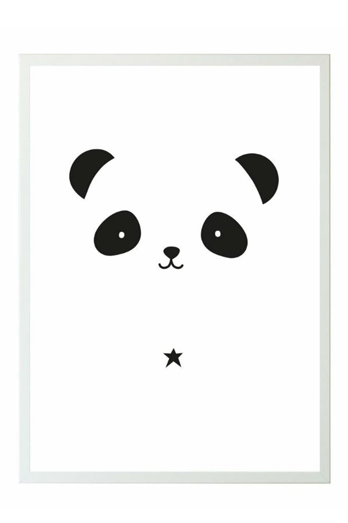 A Lıttle Lovely Company POSTER, PANDA ÇokRenkli