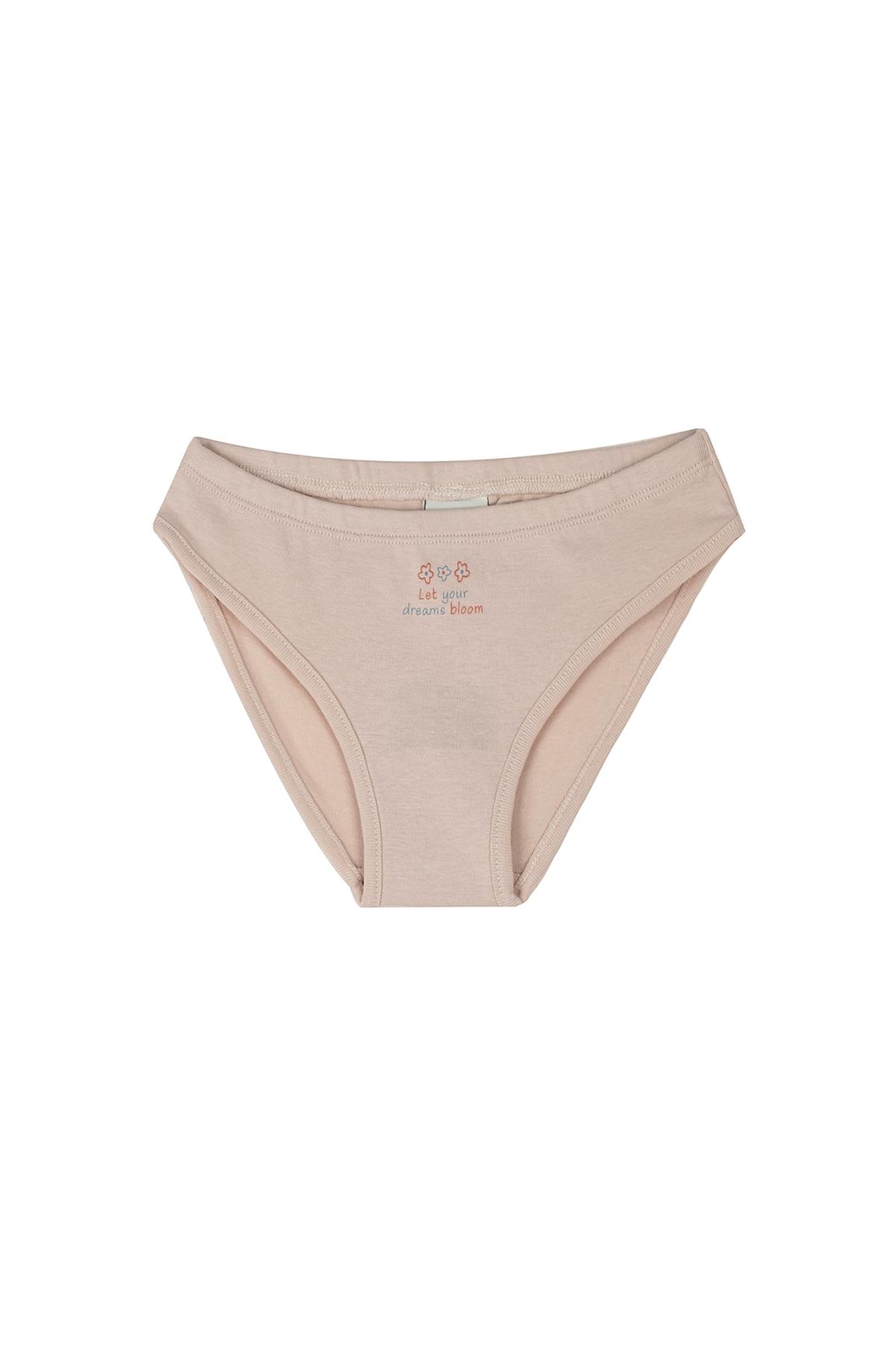 Antebies / Çiçek Buketi Külot Üçlü Set Pembe