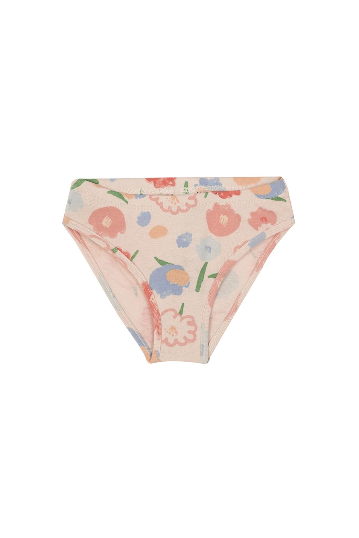 Antebies / Çiçek Buketi Külot Üçlü Set Pembe