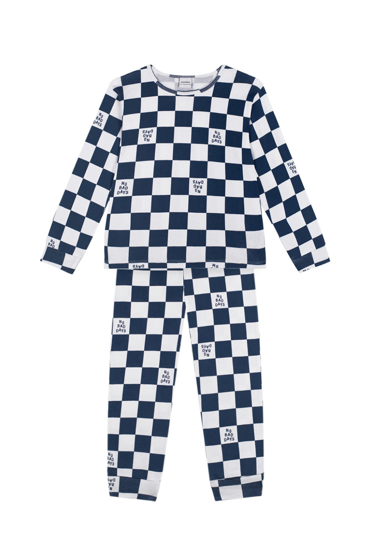 Antebies / Lacivert No Bad Days Uzun Kollu Pijama Takımı Lacivert