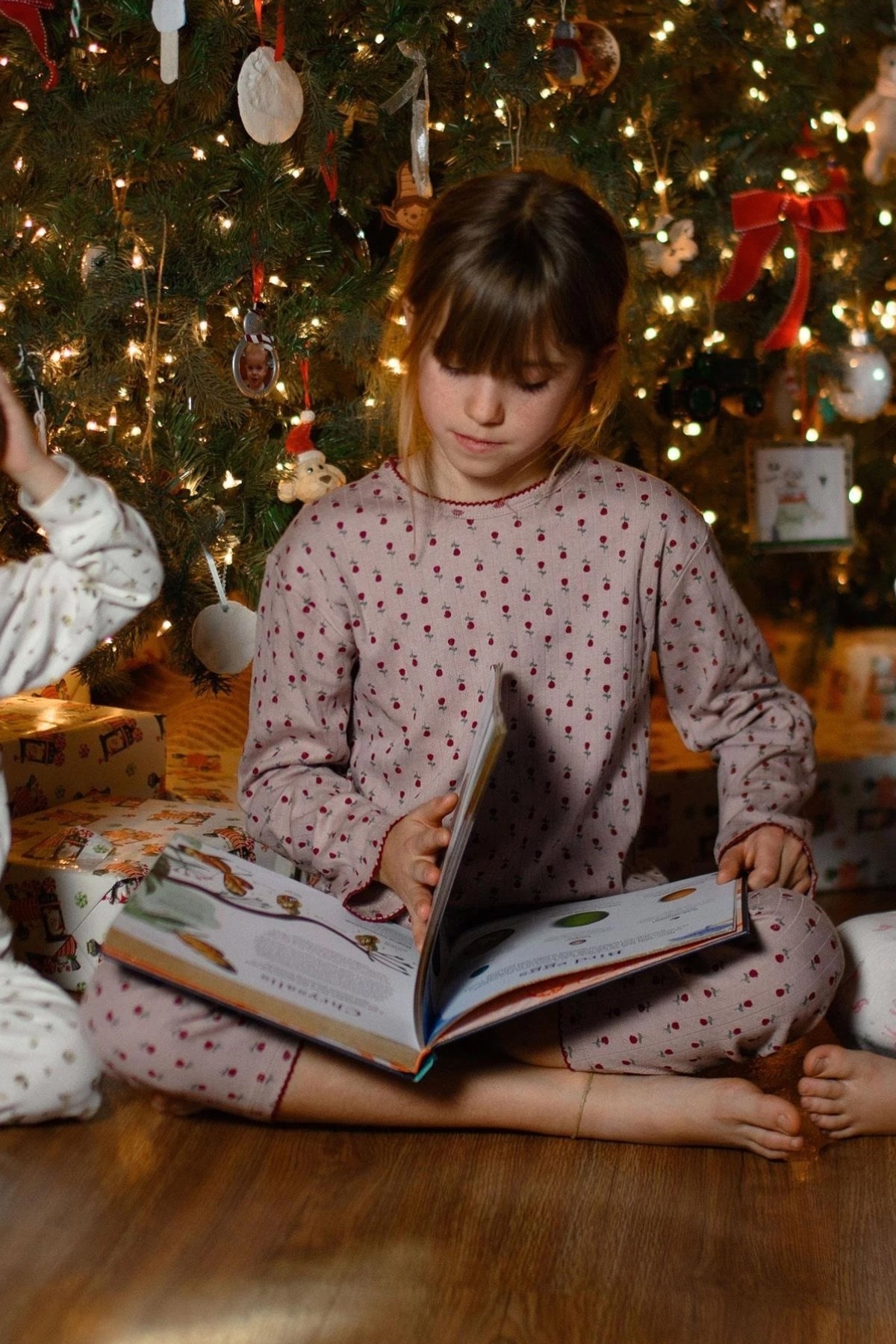 Antebies / Minik Güller Uzun Kollu Taytlı Pijama Takımı Pembe