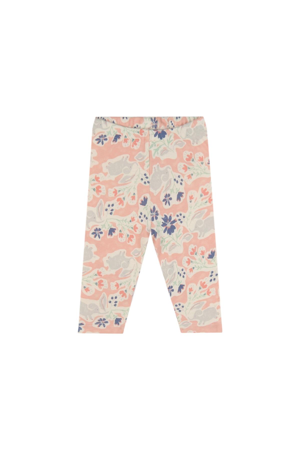 Antebies / Neşeli Fil Sweatshirt ve Tayt Set Pembe