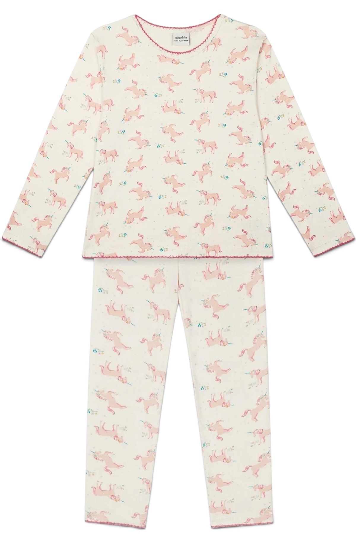 Antebies / Unicorn Masalı Uzun Kollu Taytlı Pijama Takımı Pembe