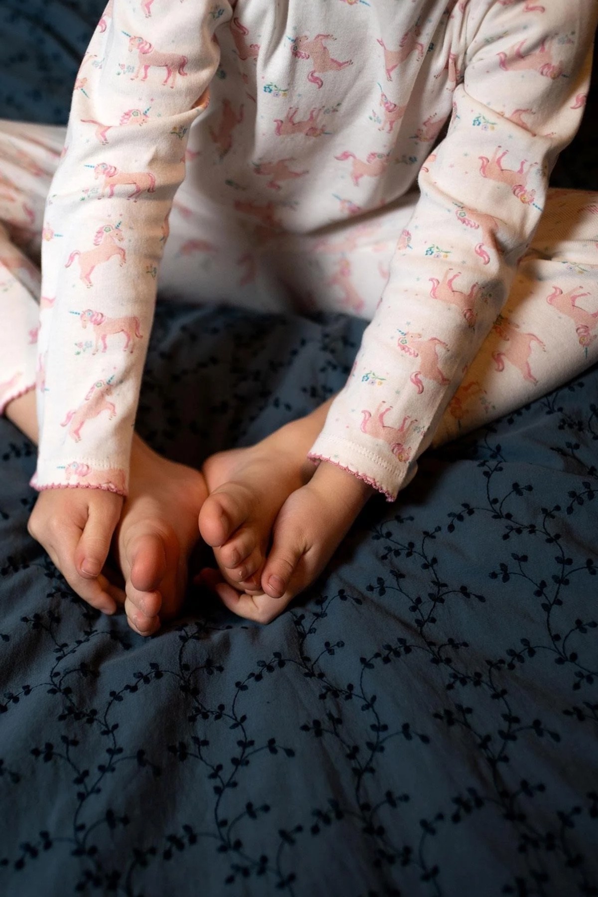 Antebies / Unicorn Masalı Uzun Kollu Taytlı Pijama Takımı Pembe