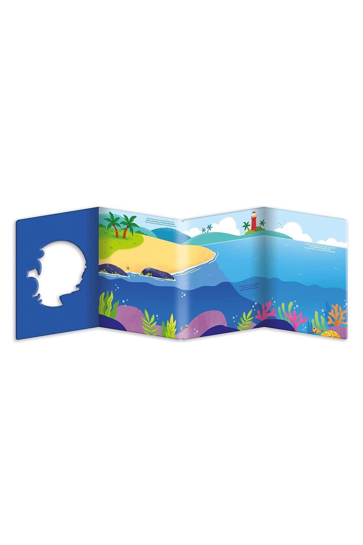 Auzou / My Fold-Out Magnetic Adventure - In The Ocean Çok Renkli