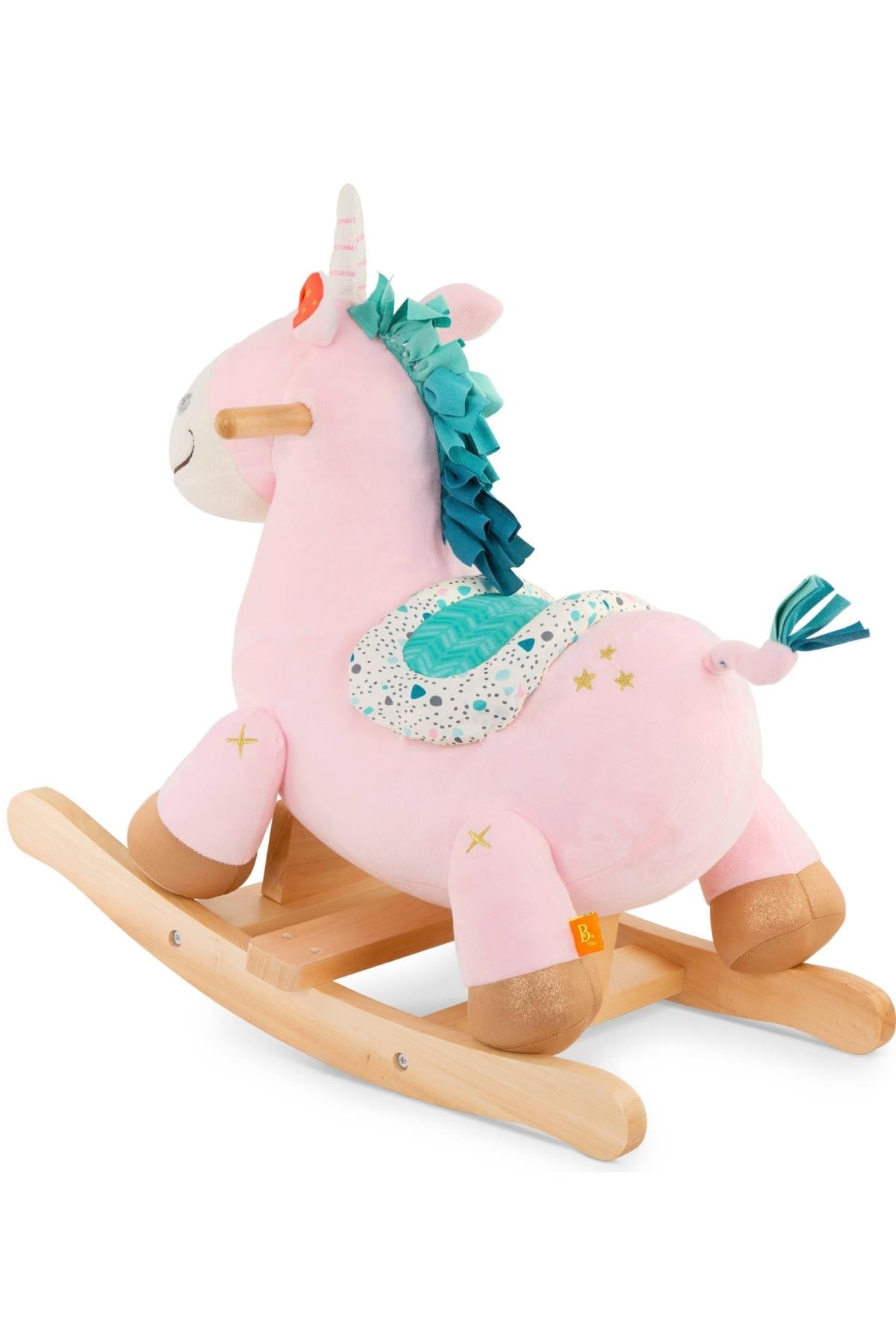 B.Toys Sallanan Unicorn - Pembe Çok Renkli