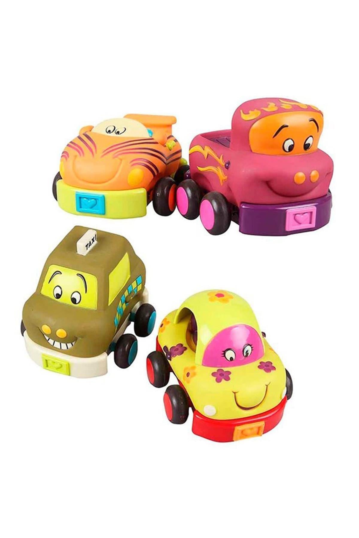 B.Toys 4lü Araba Seti Çok Renkli