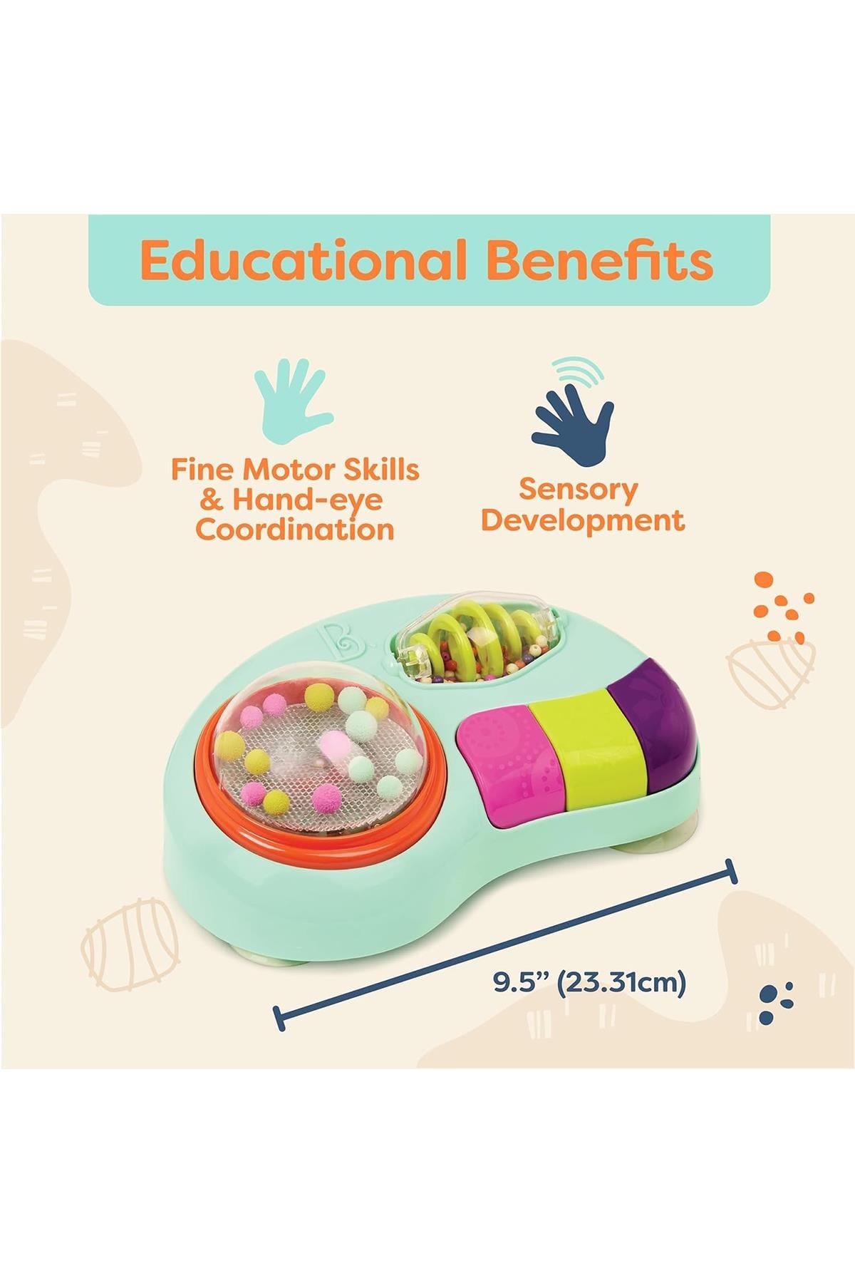 B.Toys Müzikli Oyuncak - Activity Suction Toy Çok Renkli