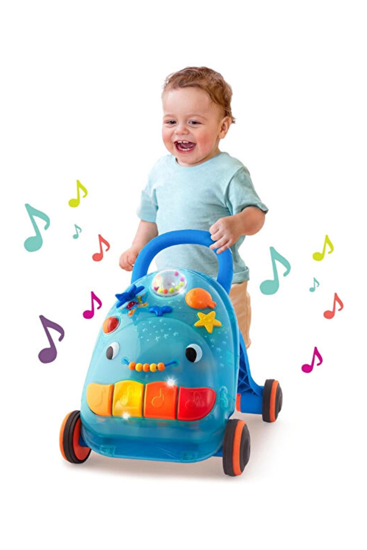 B.Toys Müzikli Yürüme Arkadaşı - Balina Çok Renkli