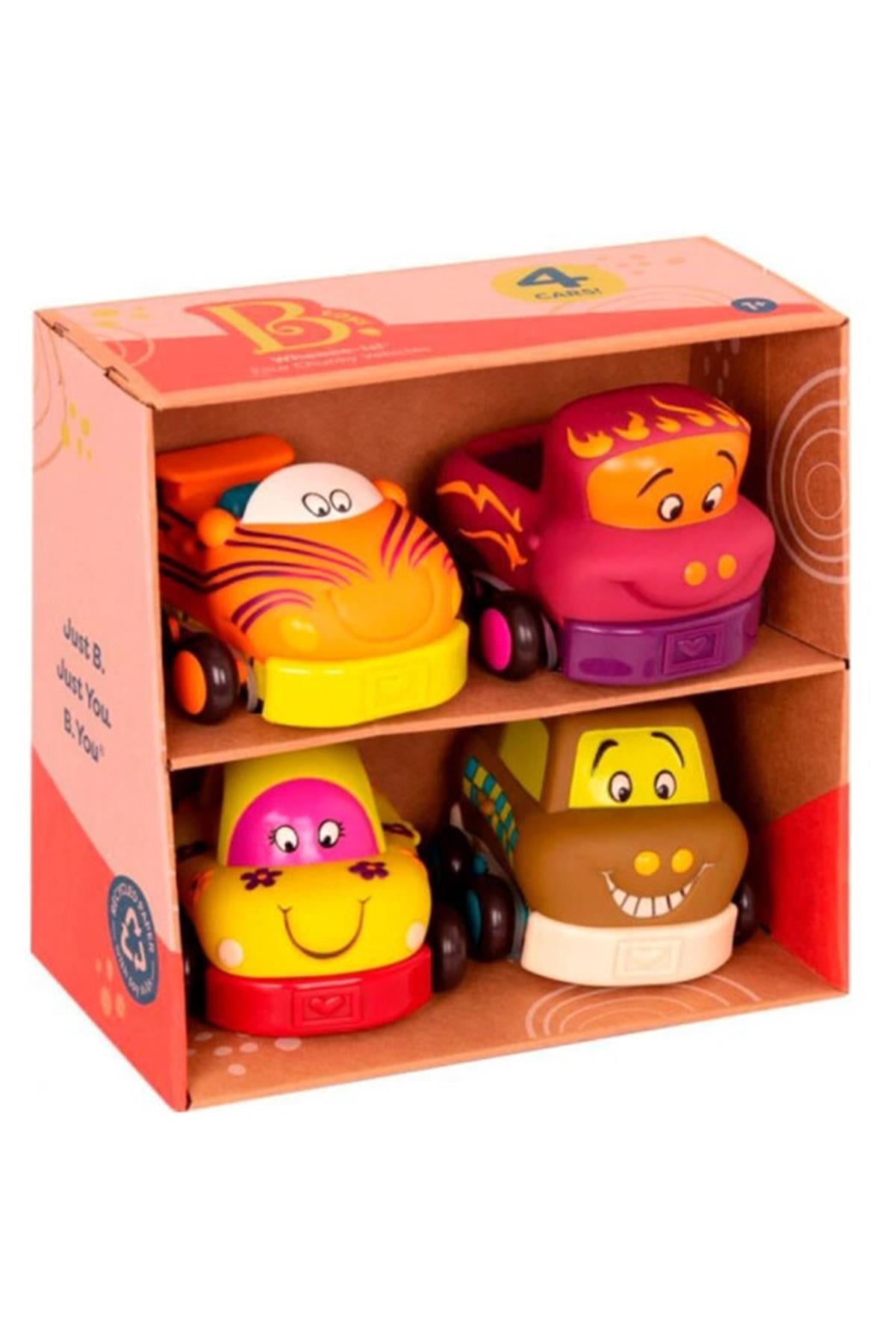 B.Toys 4lü Araba Seti Çok Renkli